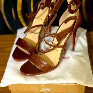 Lightly worn Christian Louboutin Sandals